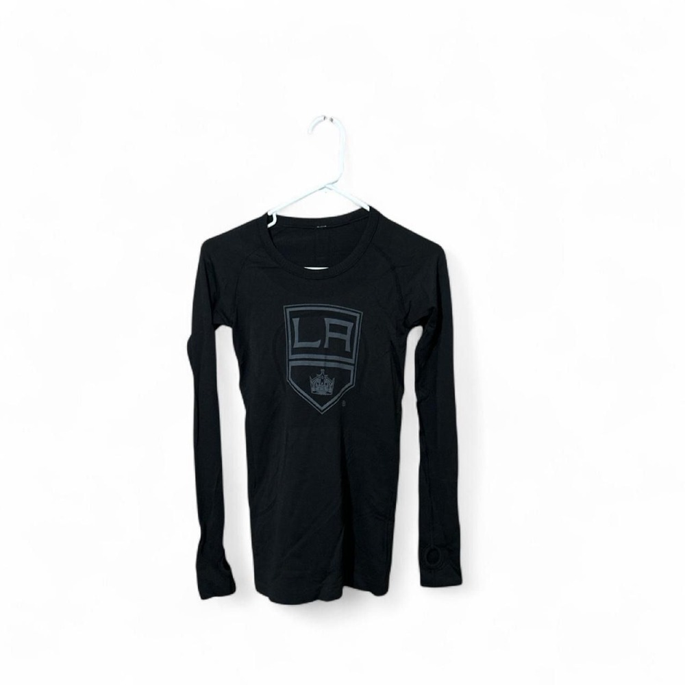 Lululemon women's athletic long-sleeve top - Black - S